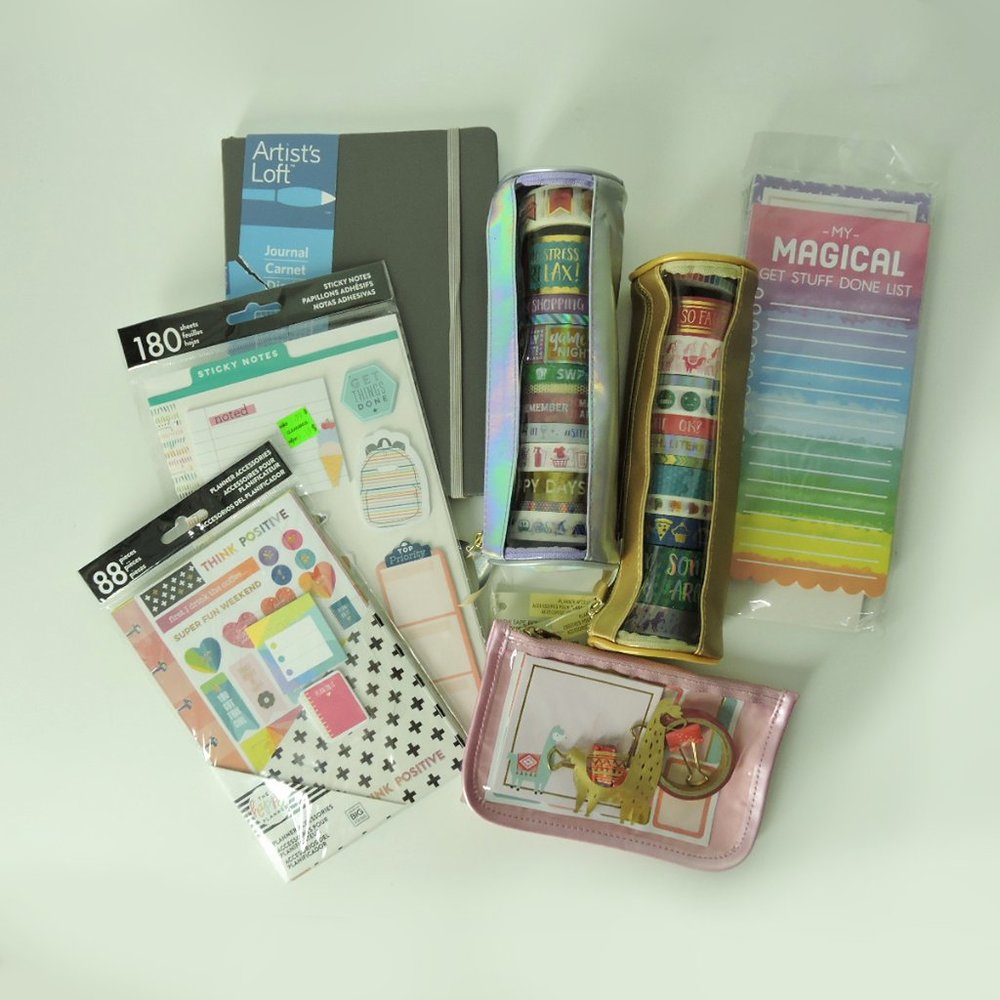 Washi Tape Artist's Journal Stickers craft lot